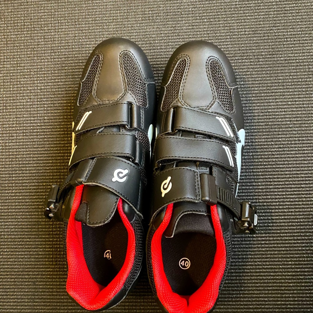 Peloton bike shoes, basically brand new, barely used, size 40.